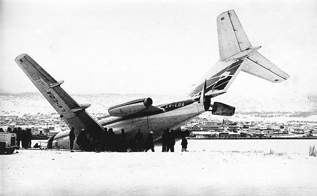Accidentes Aéreos en Ushuaia - Fokker F-28. 
