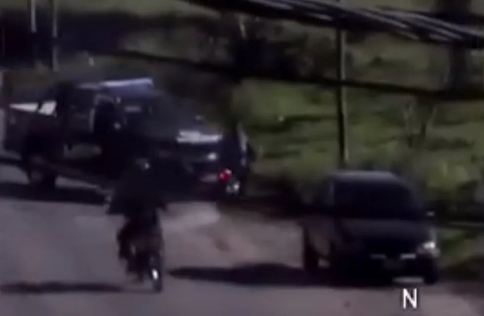 Persecución policial a motos en Rosario