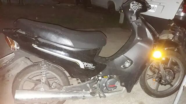 Moto secuestrada por Policía de Arroyito