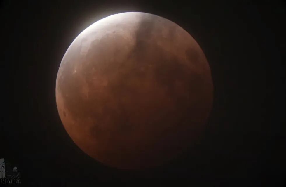 El eclipse de la superluna roja