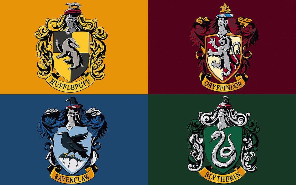 Las casas de Harry Potter.