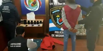 Joven terminó detenido por hallarse sospechoso de un robo cometido en San Vicente