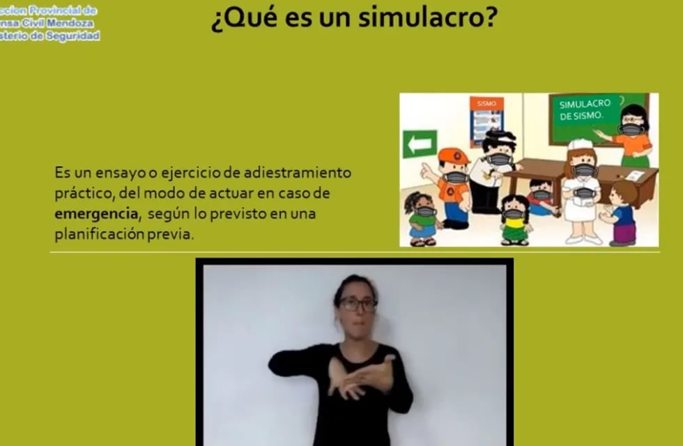 La escuela Nuestra Señora de Luján realizó un video sobre simulacros en contexto de pandemia.