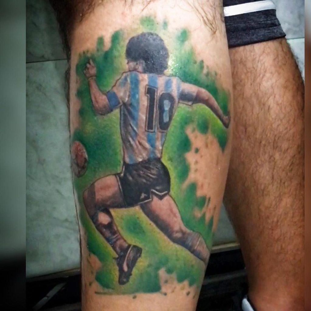 Furor por tatuajes de Maradona