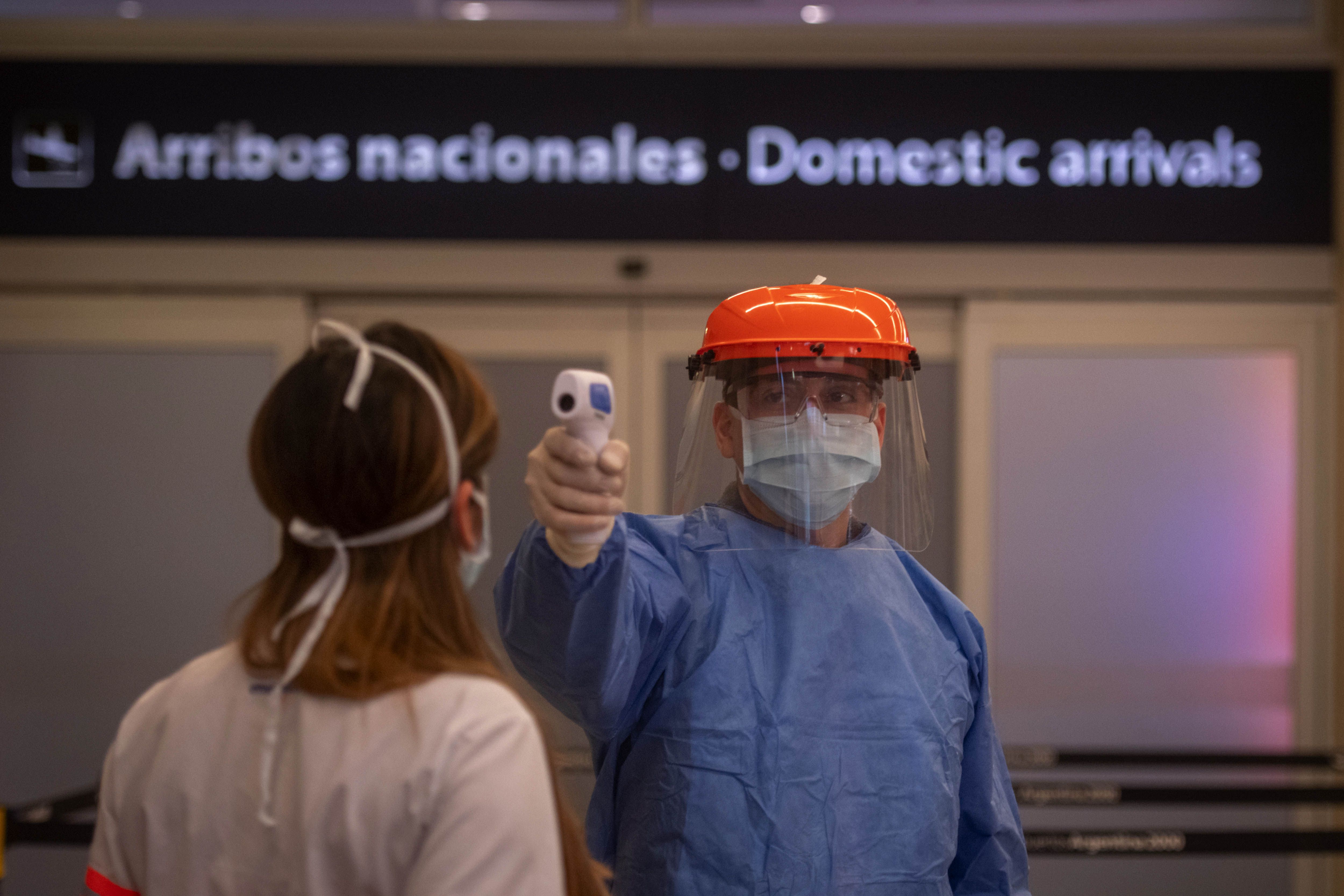Aeropuerto en pandemia. Foto: Ignacio Blanco / Los Andes