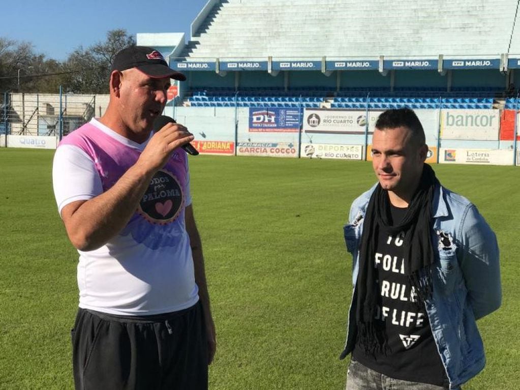 Jugadores y personalidades destacadas en el partido a beneficio de Paloma.