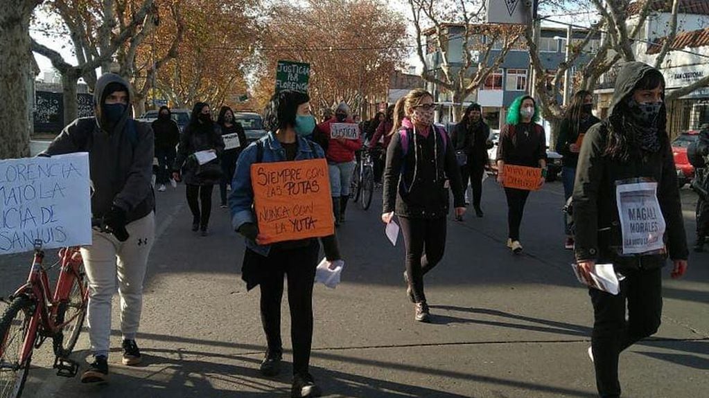 Se realizan marchas para pedir por Justicia por Florencia Magalí Morales en San Luis.