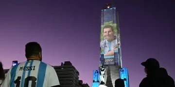 Homenaje a Lionel Messi en Rosario