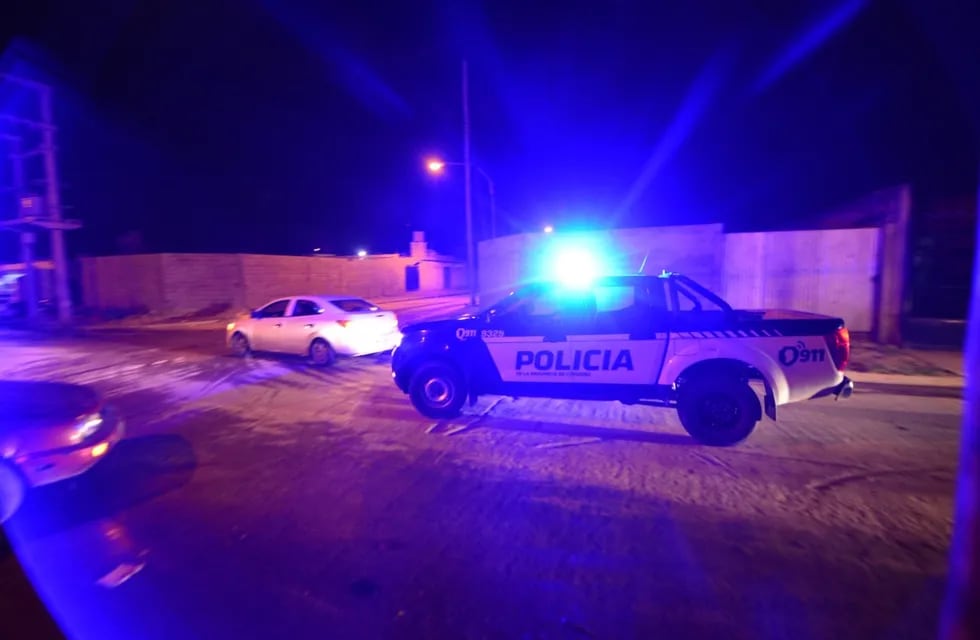 Un móvil policial trasladó a la víctima al hospital Córdoba