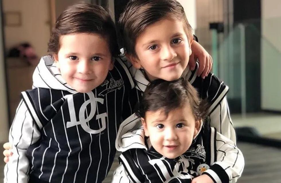 Los hijos de Messi celebraron carnaval de una manera muy particular. (Instagram)