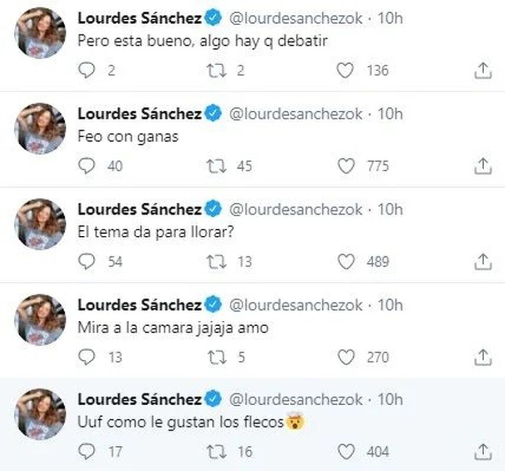 Lourdes Sanchez (Twitter)