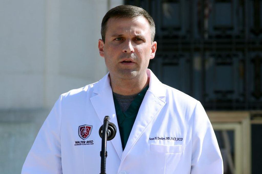 Sean Dooley, otro de los médicos del equipo de Donald Trump. (EFE)