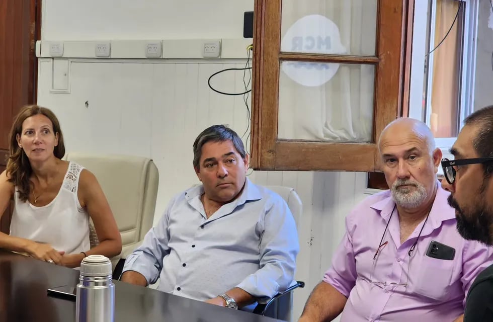 Punta Alta: Aristimuño se reunió con las autoridades del transporte público local