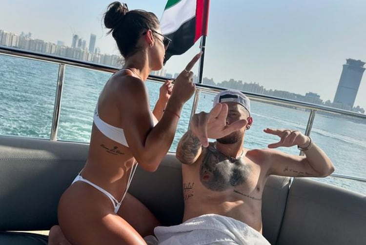 Majo Barbeito, la novia fitness de Lucas Ocampo, publicó un video al límite en la playa
