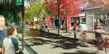 Centros comerciales a cielo abierto en Pérez: la primer “zona calma” será calle Morelli