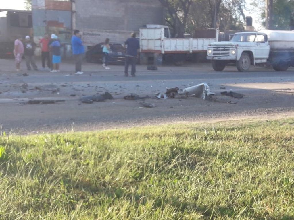 El accidente ocurrió en la ruta 9 Norte a la altura de Juárez Celman.