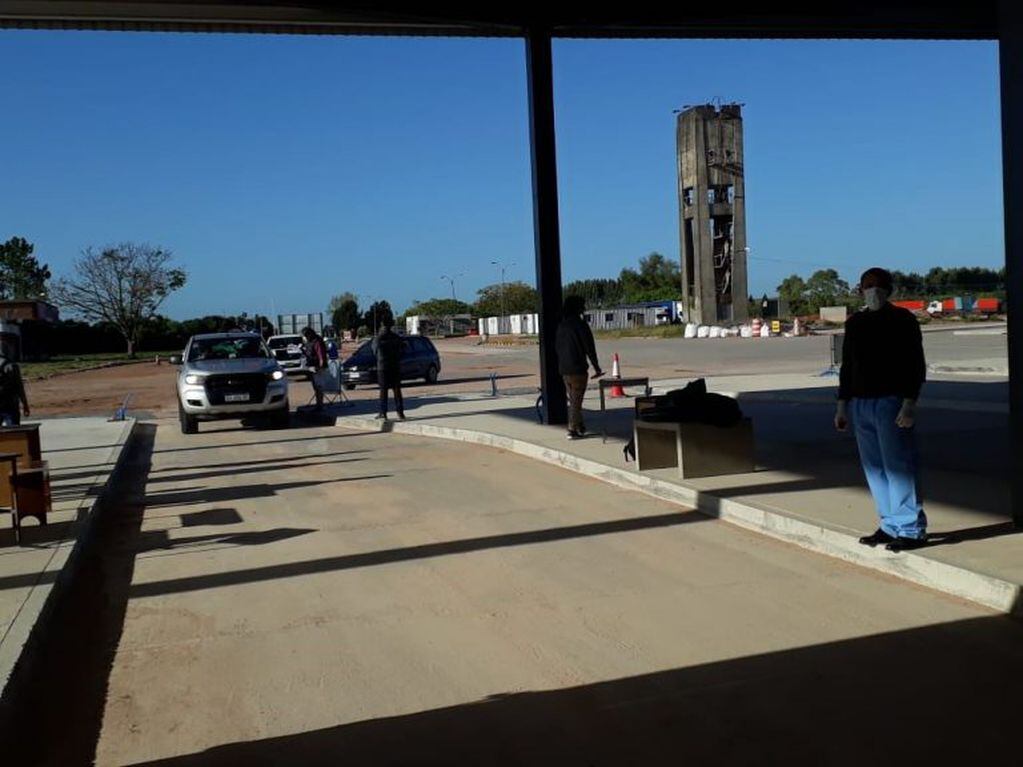 Operativo repatriación - Puente Genaral San Martín
Crédito: Gendarmería Nacional Esc 56
