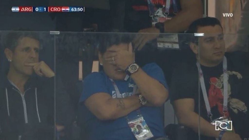 Maradona Argentina-Croacia