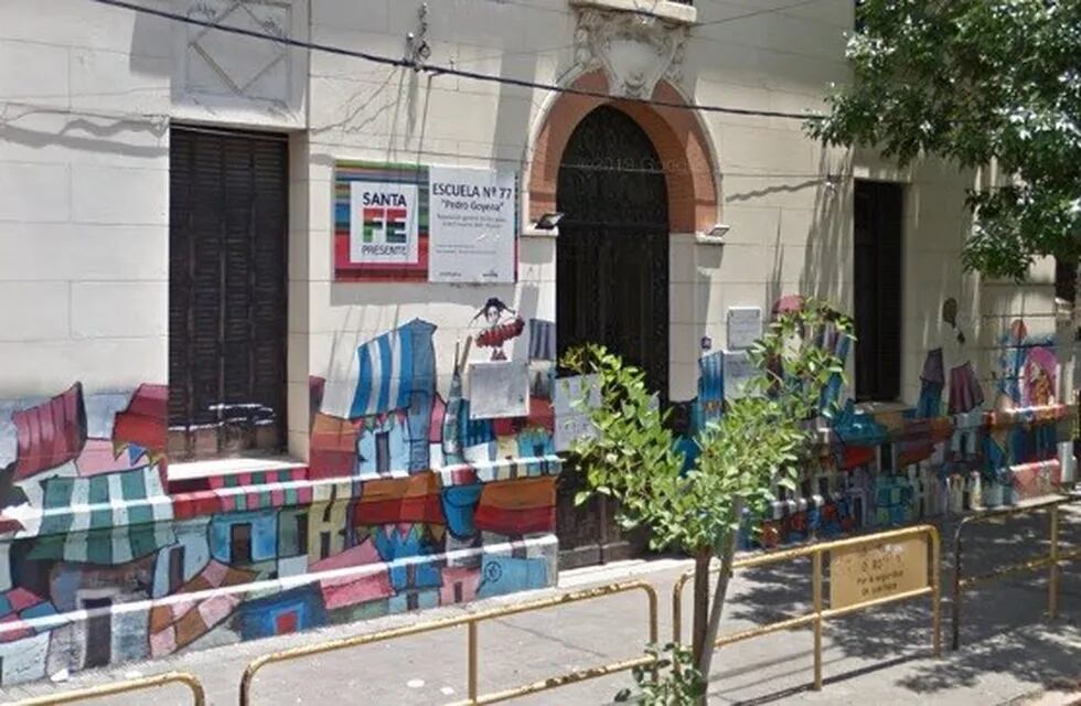 Escuela Pedro Goyena de Tucumán al 3400 de Rosario. (Street View)