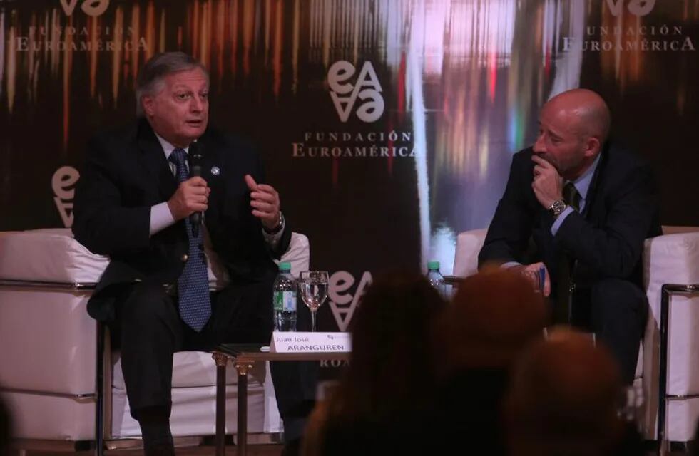 DYN20, BUENOS AIRES 01/06/17, EL MINISTRO DE ENERGIA, JUAN JOSE ARANGUREN , PARTICIPA DEL FORO ARGENTINA-UNION EUROPEA, ESTA MEDIODIA EN HOTEL CENTRICO PORTEu00d1O.FOTO.DYN/PABLO MOLINA.