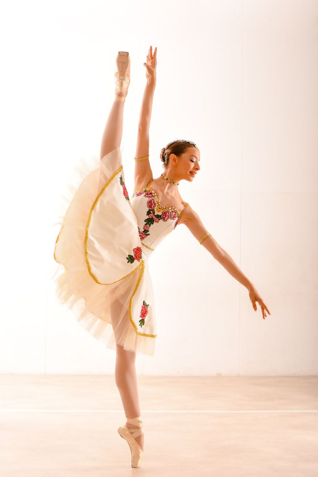 Abril Marcucci, la bailarina cordobesa de 15 años que audicionará para la Ópera de Paris.