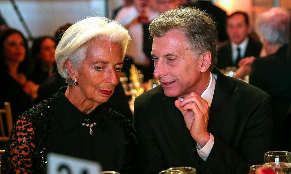 Acuerdo con el FMI. Mauricio Macri y Christine Lagarde. Foto: AP.