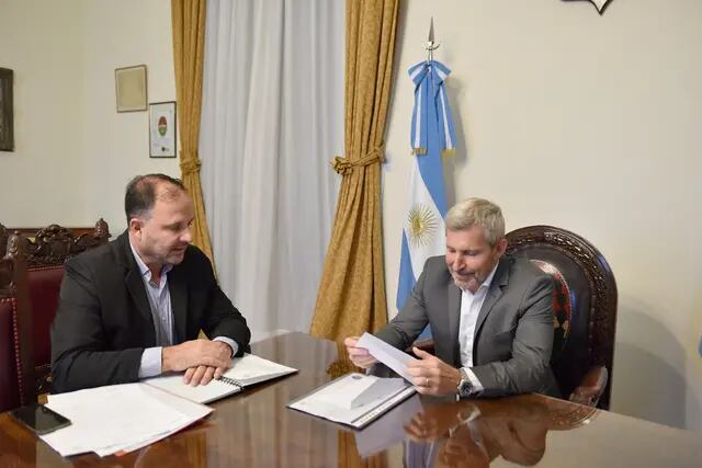 Importante encuentro del intendente de Pueblo General Belgrano con el gobernador Rogelio Frigerio