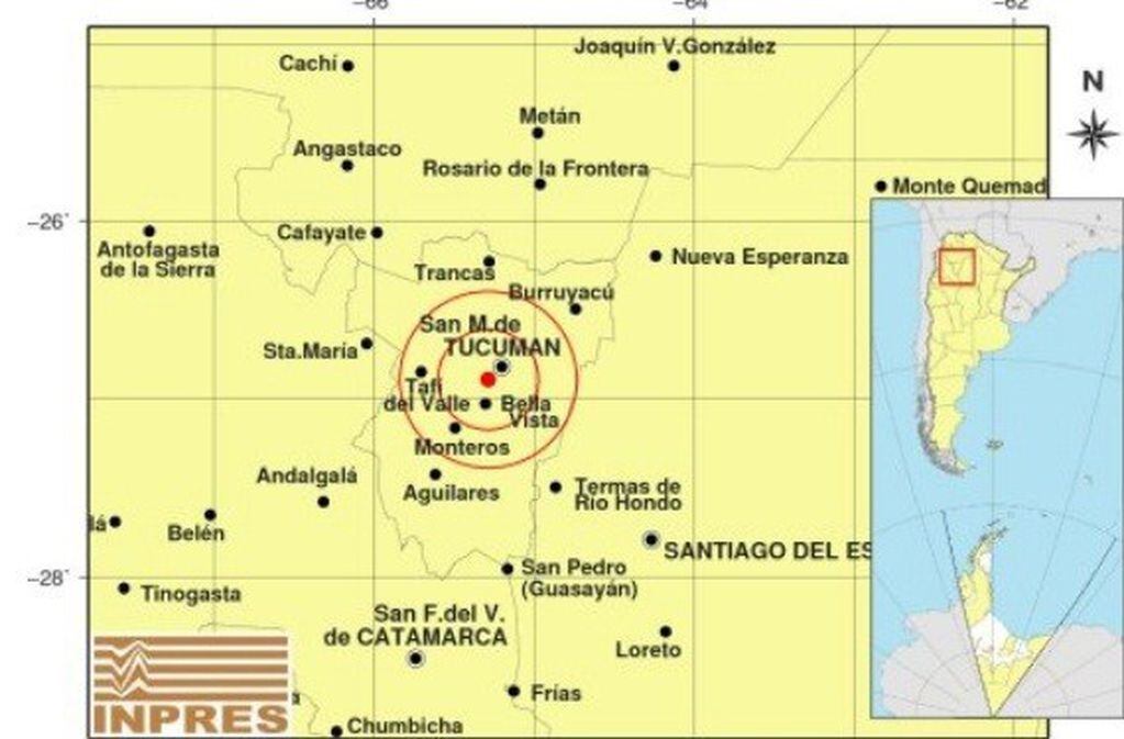 En Tucumán se registró un sismo de 4.1 grados en septiembre de 2021