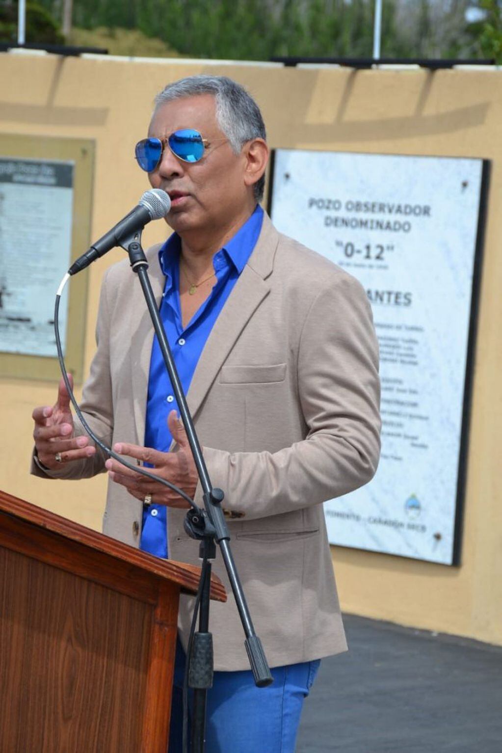 Jorge Soloaga, presidente de la Comisión de Fomento Cañadón Seco