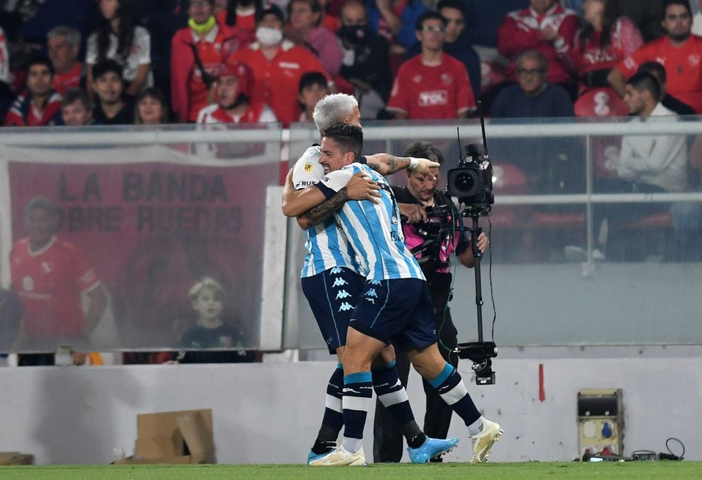 Racing logró una gran victoria ante Independiente en el último clásico. (José María Baravalle / Fotobaires).