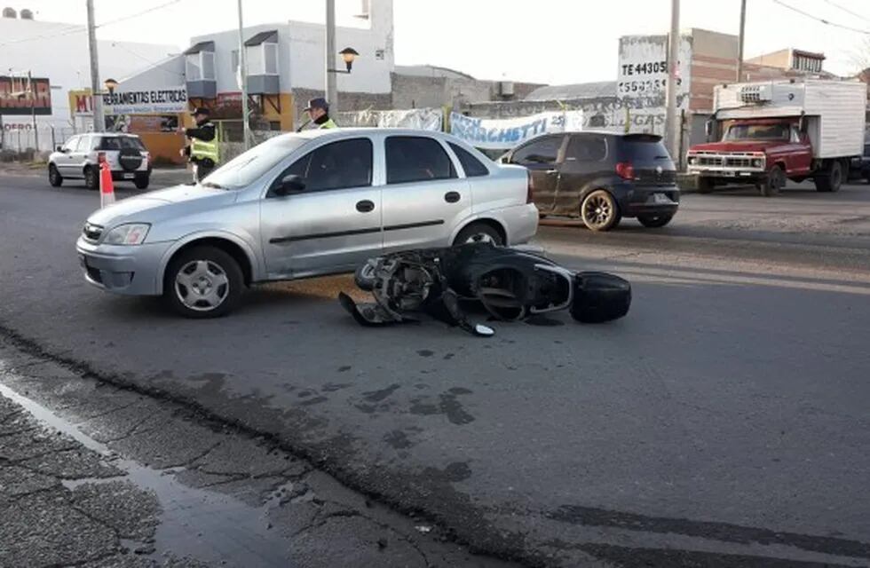 Se produjeron tres accidentes de tránsito en el transcurso de la mañana de la ciudad de Neuquén