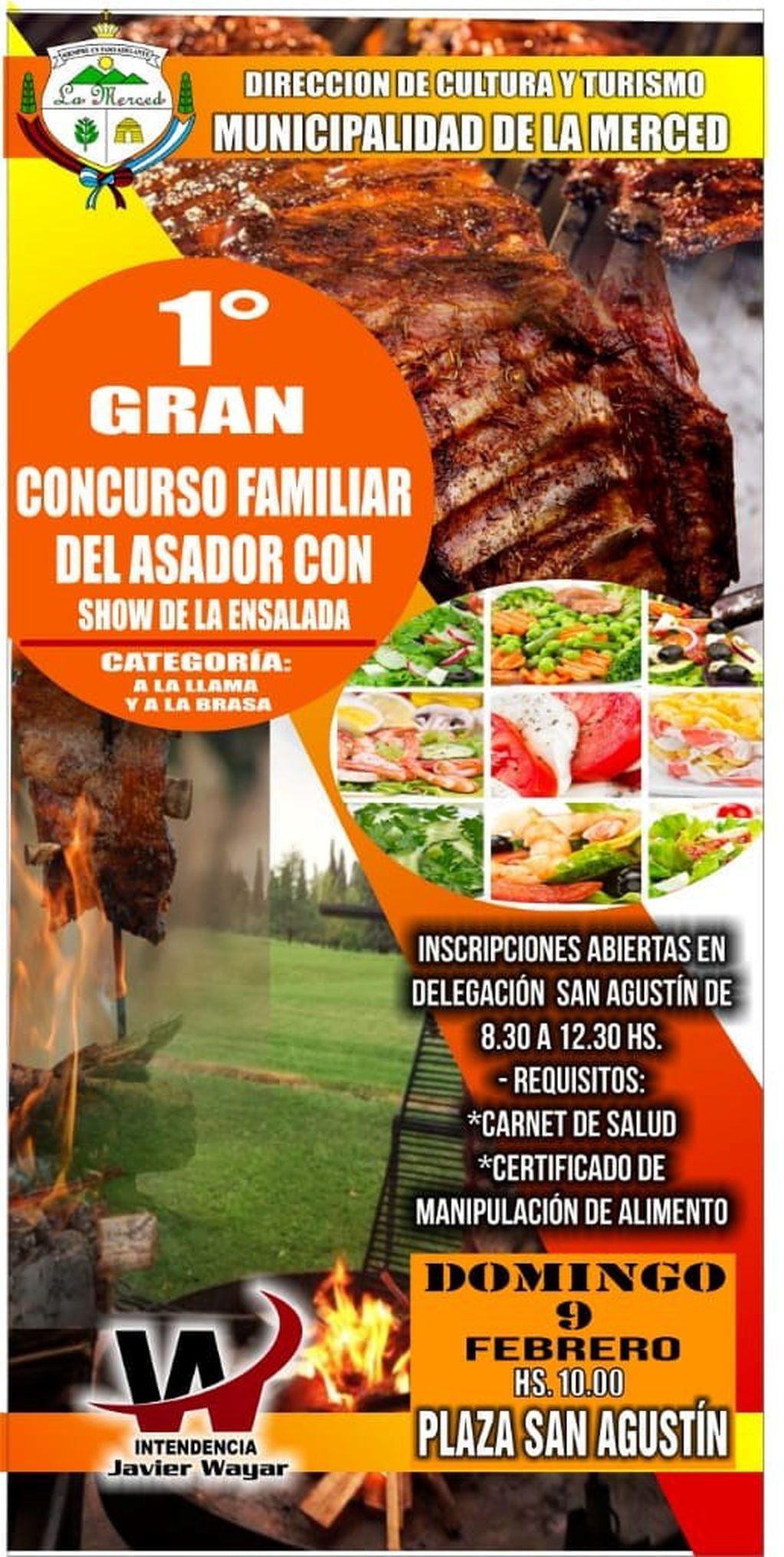 Primer Gran Concurso Familiar del Asador (Facebook Municipalidad de La Merced)