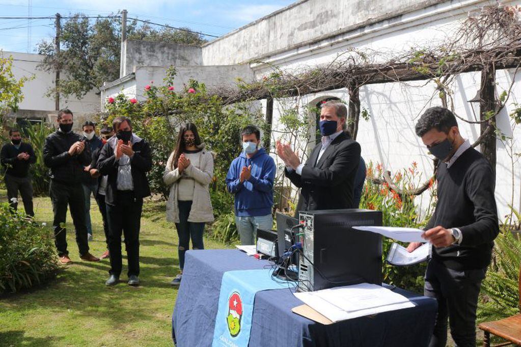 Apertura de sobres de licitación del Nuevo Polideportivo Gualeguaychú
Crédito: MDG