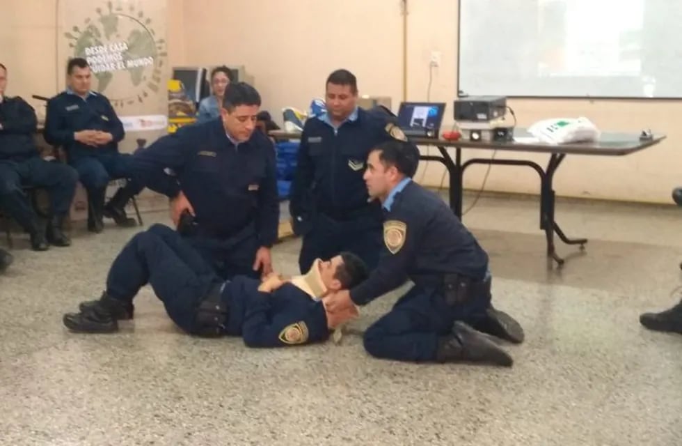 Personal policial de la Departamental Santa María participó de una jornada de capacitación