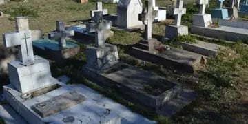 Detuvieron a un hombre mientras intentaba saquear una tumba en un cementerio de Comodoro