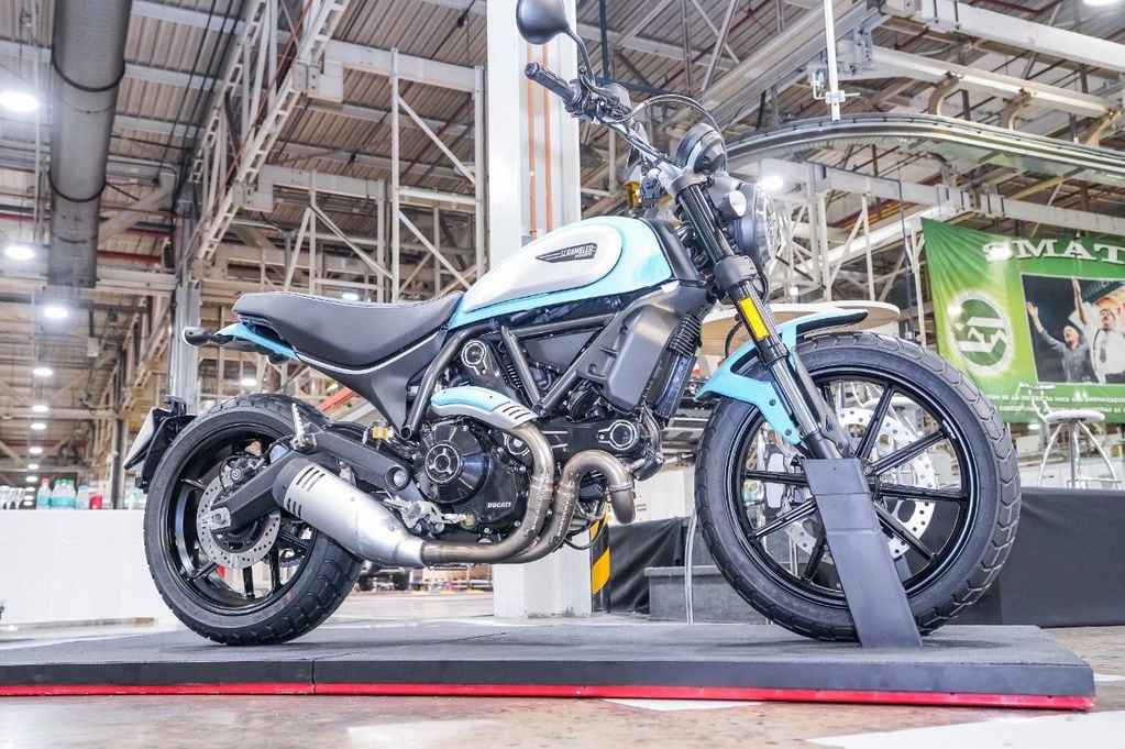 La Ducati Scrambler Icon llegarán en CKD y se armarán en Córdoba, según anunció Volkswagen. (Gentileza Volkswagen Argentina)
