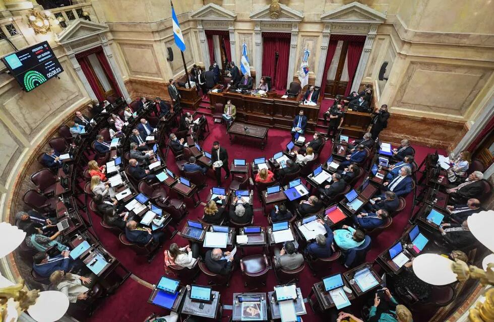 El Senado aprobó por unanimidad la declaración sobre el conflicto diplomático con Chile (Foto Comunicación Senado)