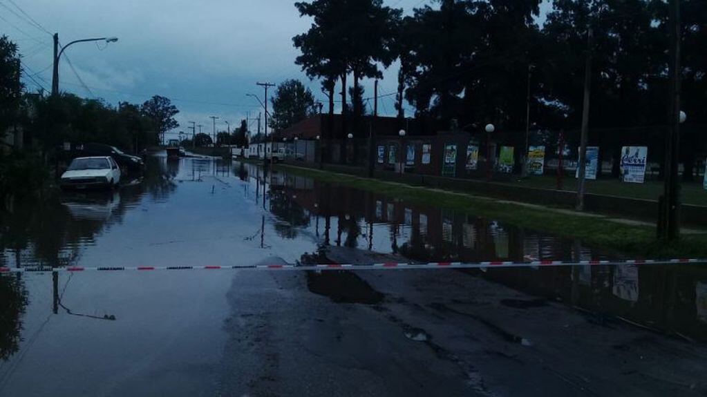 Saturnino María Laspiur, otro de los pueblos complicados por las lluvias en Córdoba.