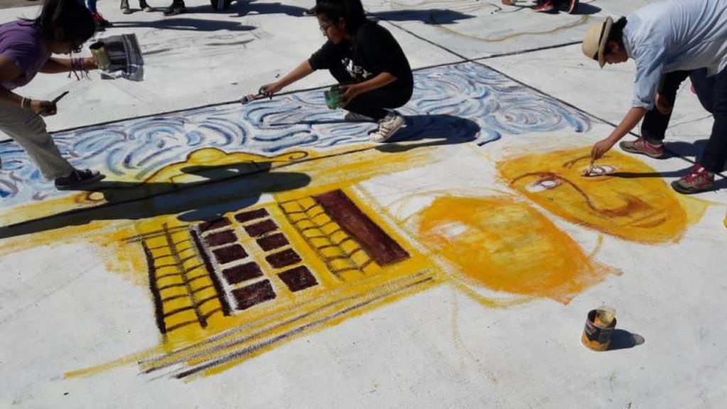 Pintada en la Ciudad Cultural de San Salvador de Jujuy