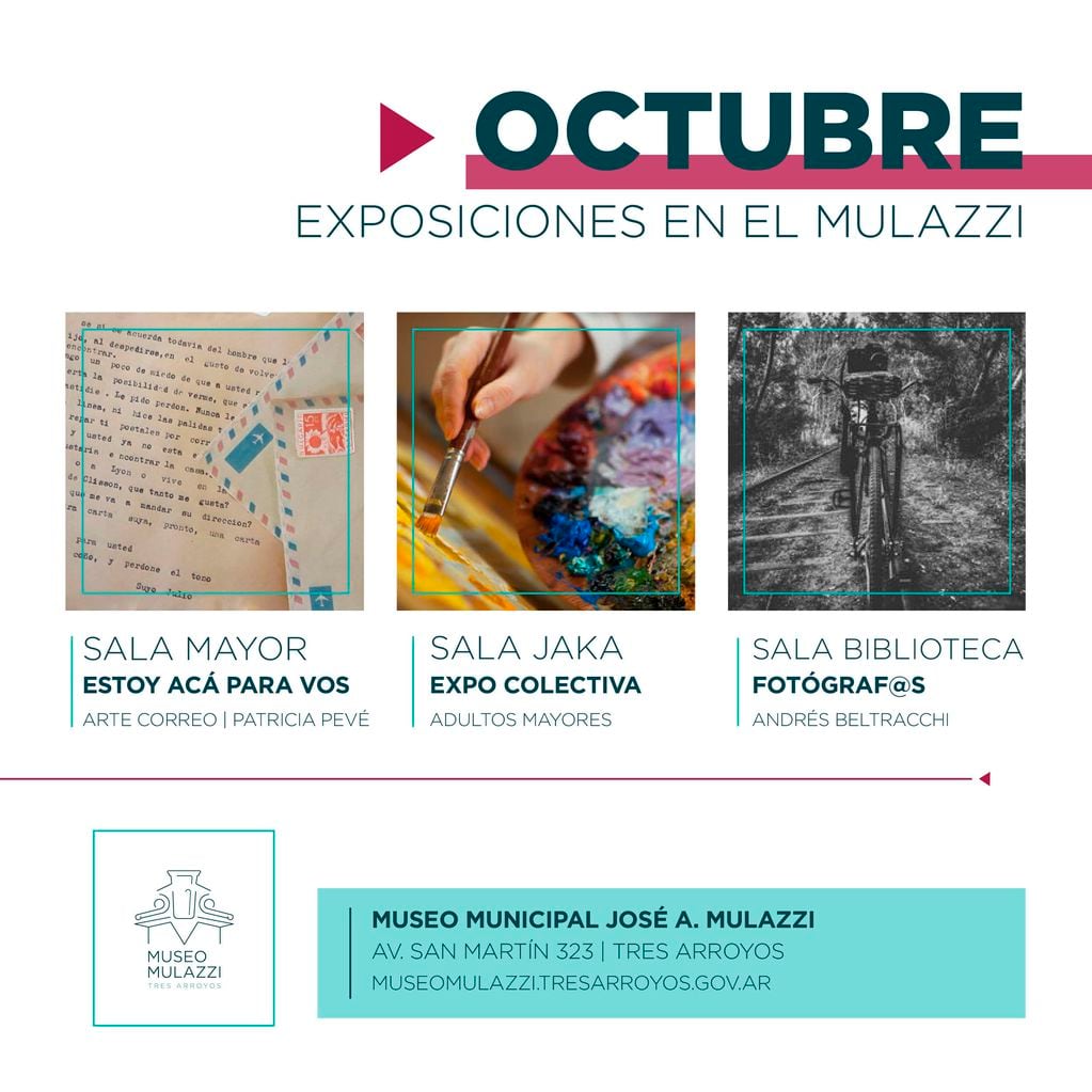 Exposiciones de Octubre en el Museo Mulazzi