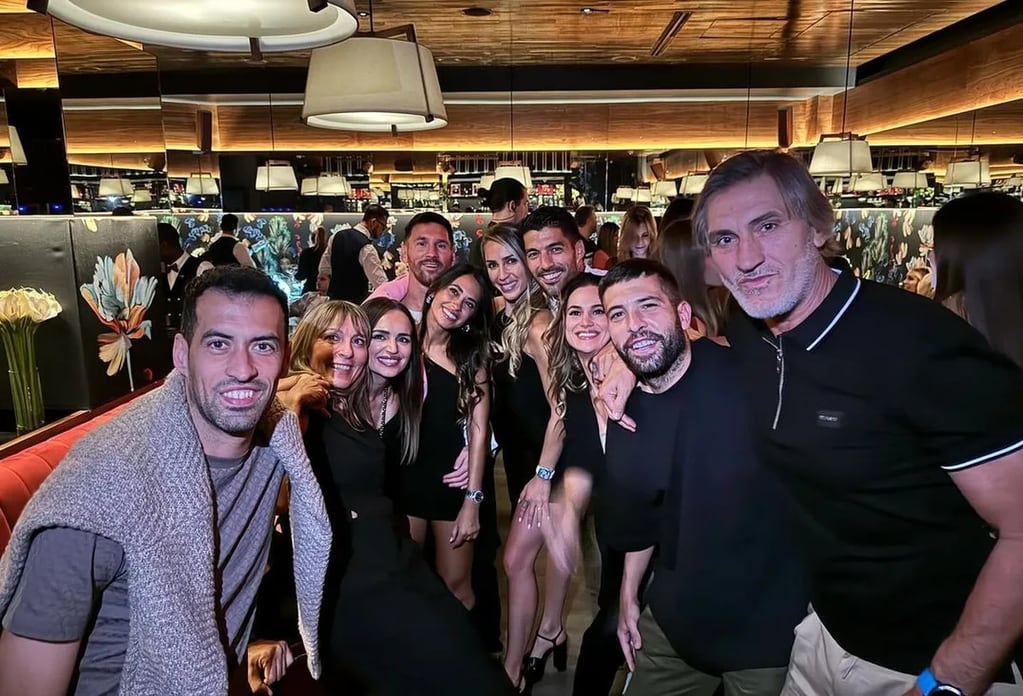 Antonela Roccuzzo y Leo Messi fueron a Papi Steak, un exclusivo restaurante de Miami Beach