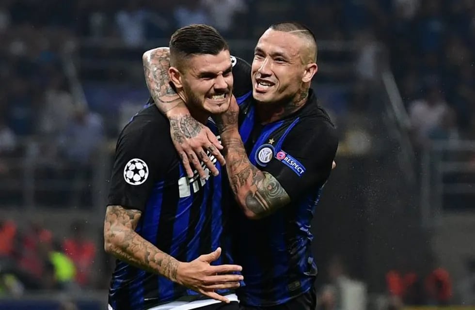 Champions: Inter le ganó 2-1 al Tottenham con un golazo de Icardi. Foto: AFP.