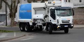 Camión recolector de residuos de Rosario