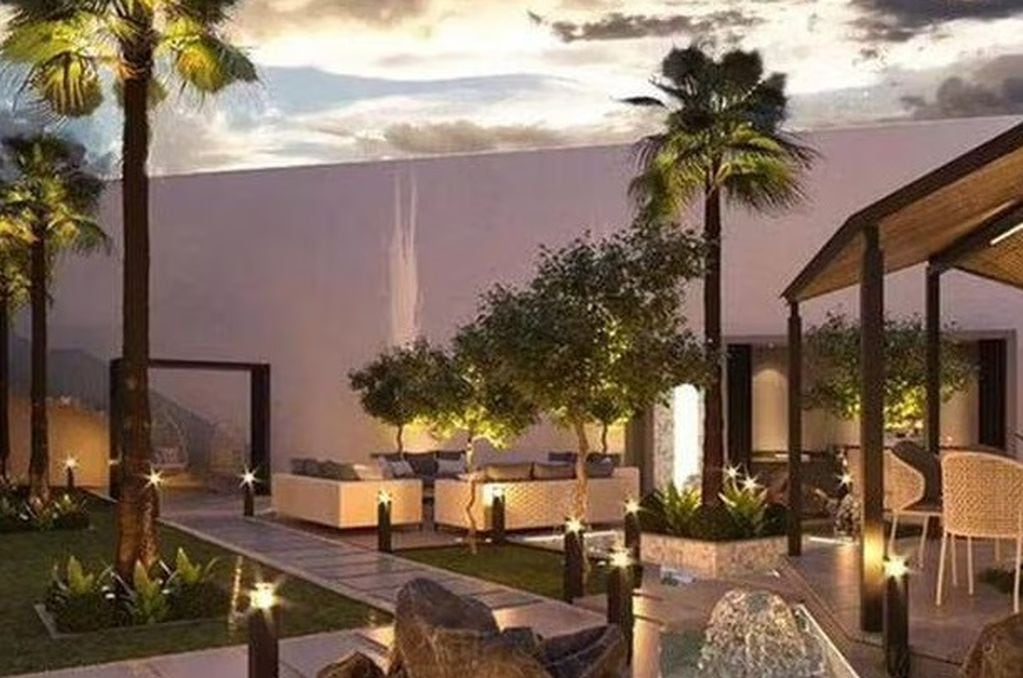 La pareja se mudó a una lujosa mansión de Arabia Saudita que tiene un imponente espacio al aire libre / Foto: Depor.com