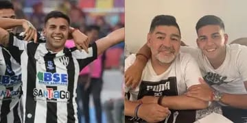 El sobrino de Diego Maradona ofrecido al Tomba