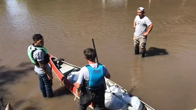 Asistencia a afectados por inundaciones en Gualeguaychú