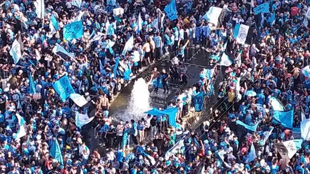 Festejos de Belgrano en Córdoba.