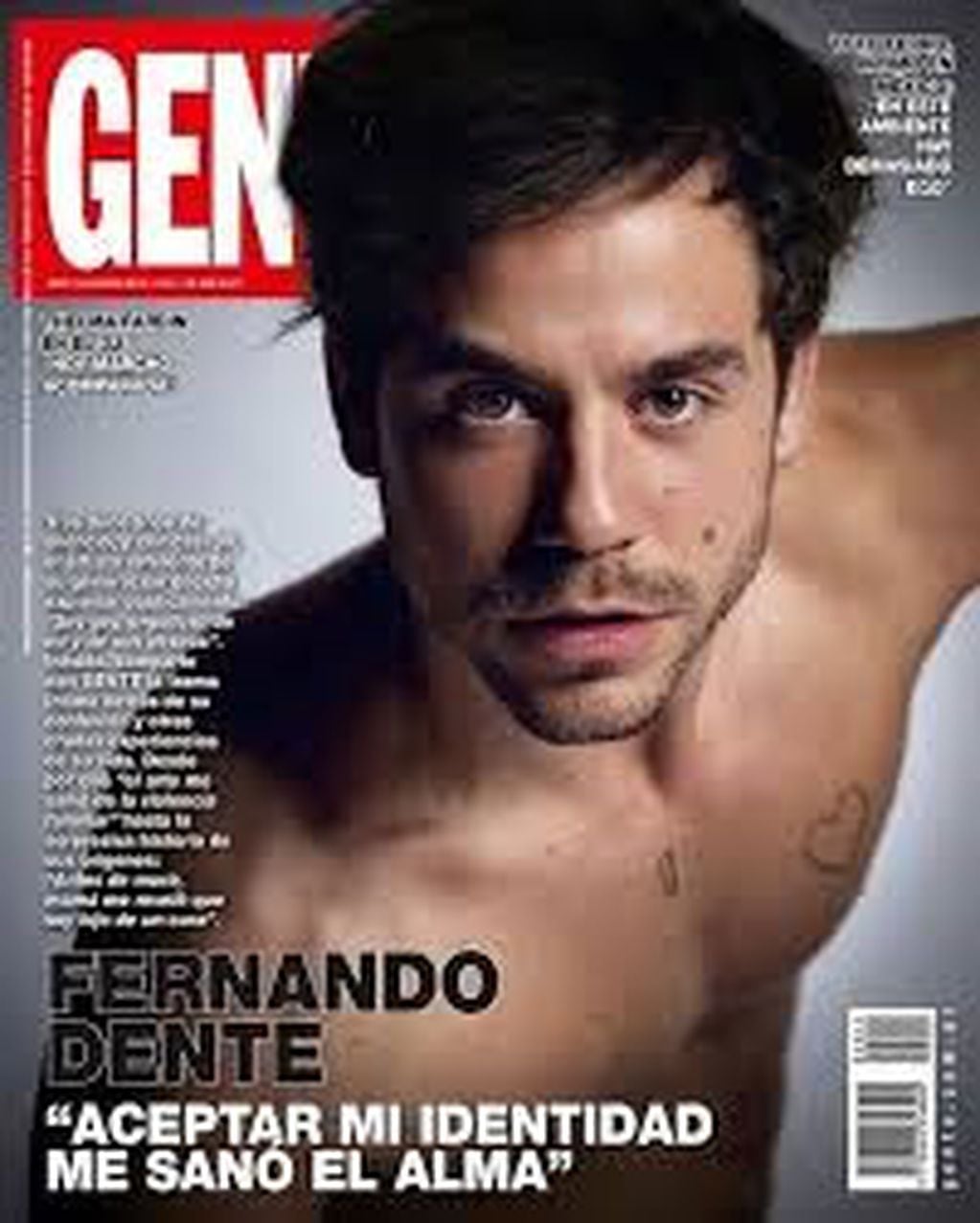 La tapa de la última edición de revista Gente tiene a Fernando Dente como protagonista