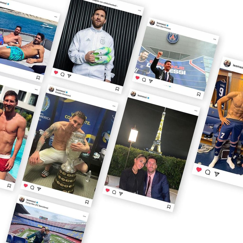 Lionel Messi repasó los mejores momentos de su vida en Instagram
