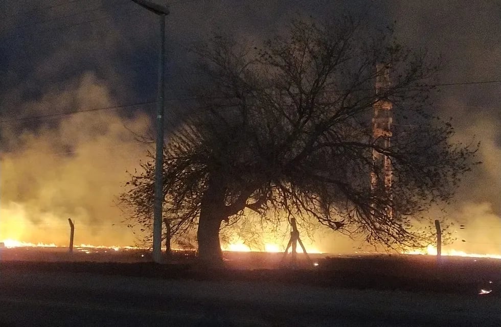 Incendios en Córdoba: un foco se activó en Sinsacate, al norte de la provincia (La Voz)
